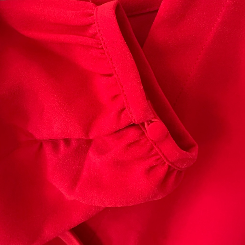 Jcrew Red blouse - Picture 2 of 6